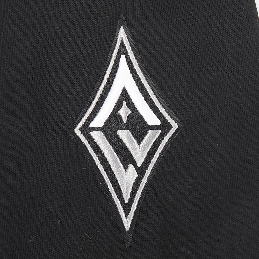 imagePro Standard Big Boys WNBA Las Vegas Aces Classic Player Name And Number Fleece Pull Over HoodieBlack
