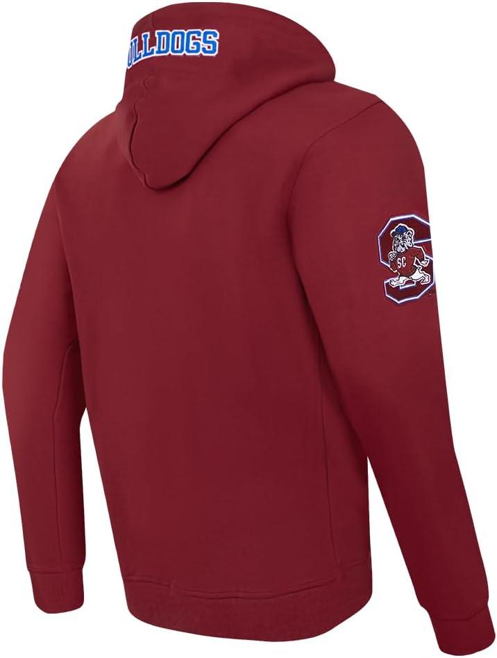 imagePro Standard Mens College Classic Chenille Full Zip HoodieCardinal Red