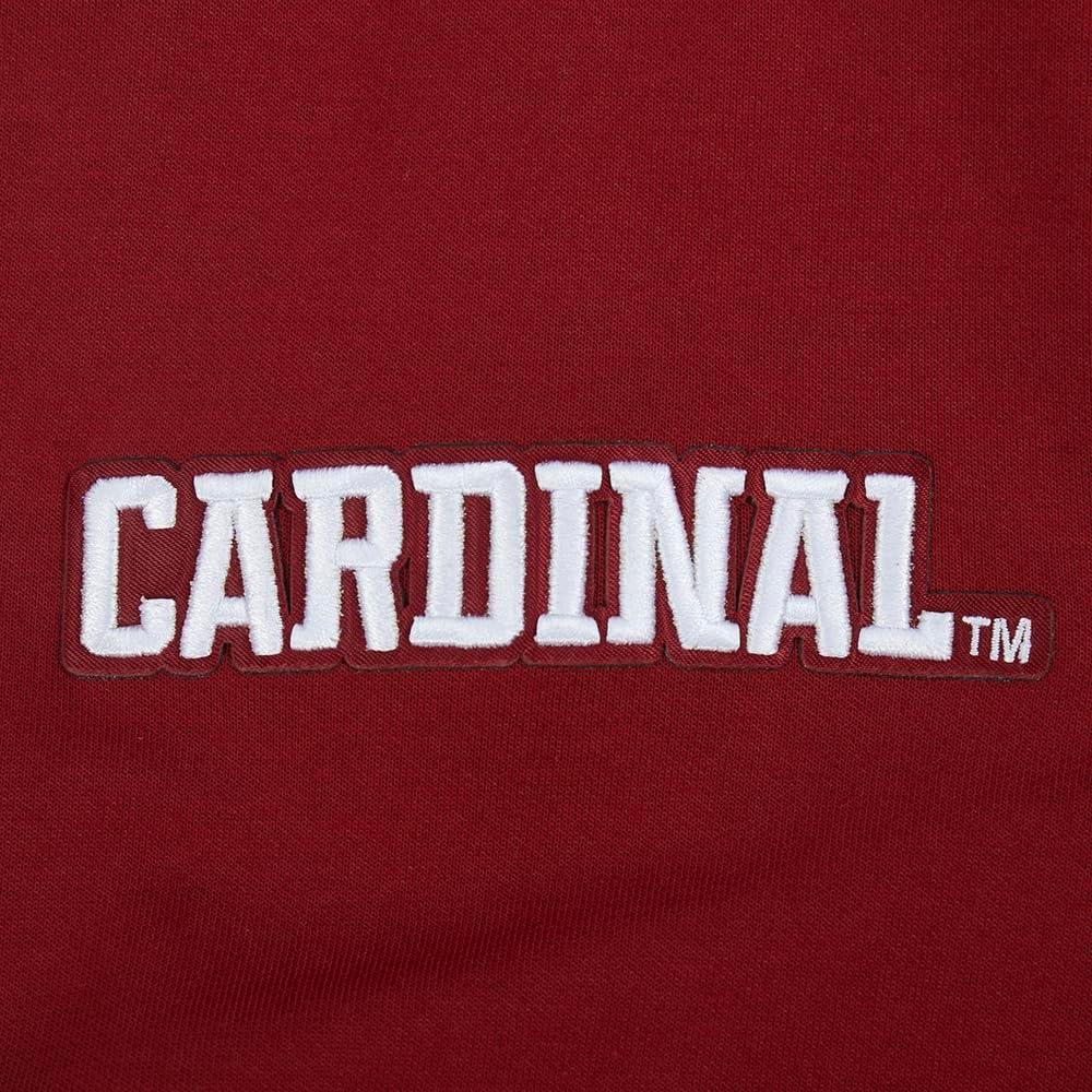 imagePro Standard Mens College Classic Chenille Full Zip HoodieCardinal Red