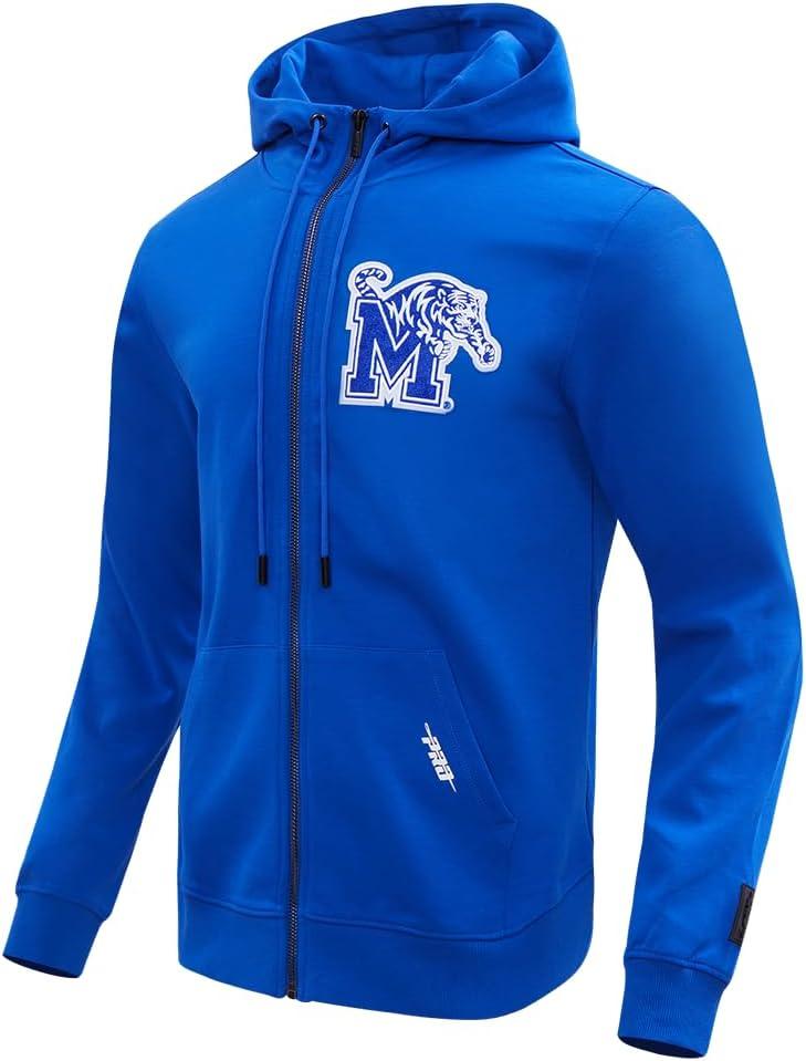 imagePro Standard Mens College Classic Chenille Full Zip HoodieRoyal Blue