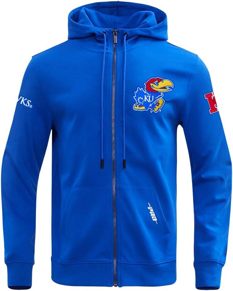 imagePro Standard Mens College Classic Chenille Full Zip HoodieRoyal Blue