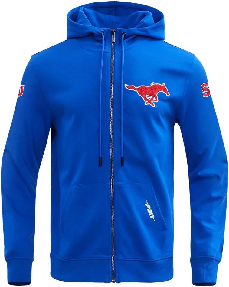 imagePro Standard Mens College Classic Chenille Full Zip HoodieRoyal Blue