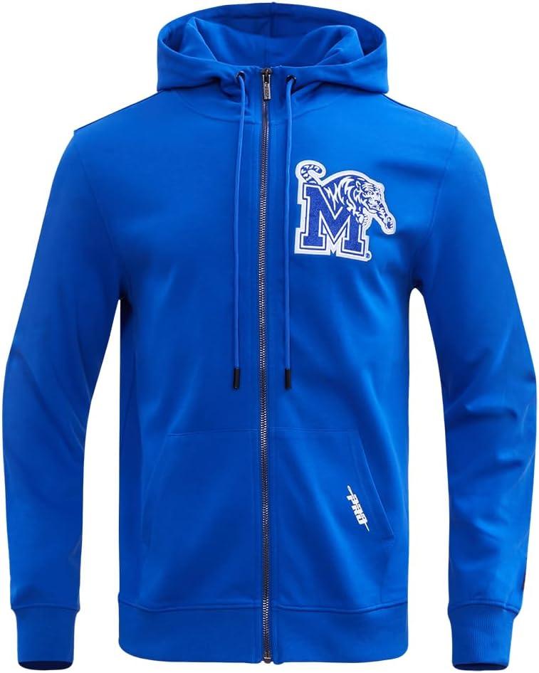 imagePro Standard Mens College Classic Chenille Full Zip HoodieRoyal Blue
