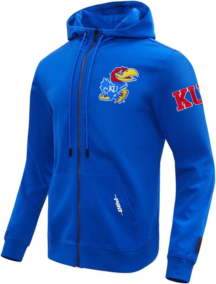 imagePro Standard Mens College Classic Chenille Full Zip HoodieRoyal Blue