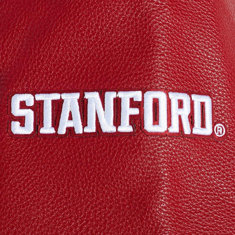 imagePro Standard Mens College Classic Chenille Varsity JacketCardinal Red