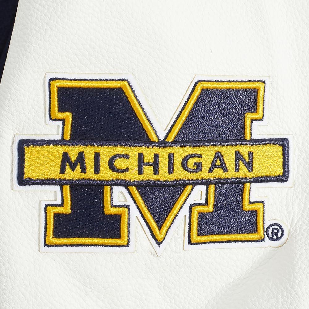imagePro Standard Mens College Classic Chenille Varsity JacketMidnight NavyWhite