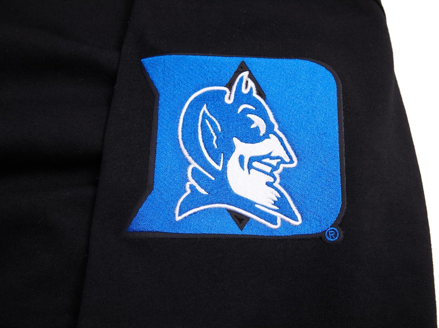 imagePro Standard Mens College Duke University Classic Chenille Pull Over Hoodie Black M