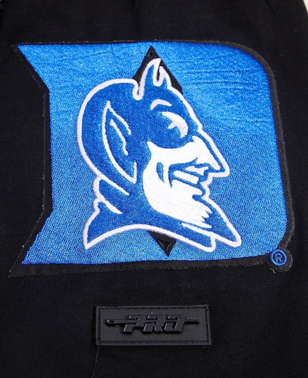 imagePro Standard Mens Duke University Classic Chenille Short Sleeve Tee Black L