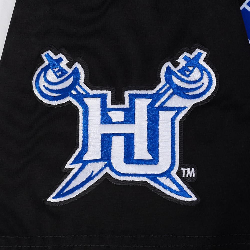 imagePro Standard Mens Hampton University Classic Chenille Short Sleeve Tee Black L