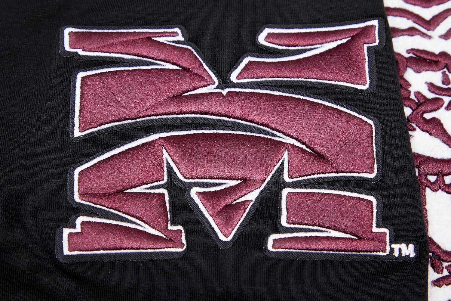 imagePro Standard Mens Morehouse College Classic Chenille Short Sleeve Tee Black 3XL