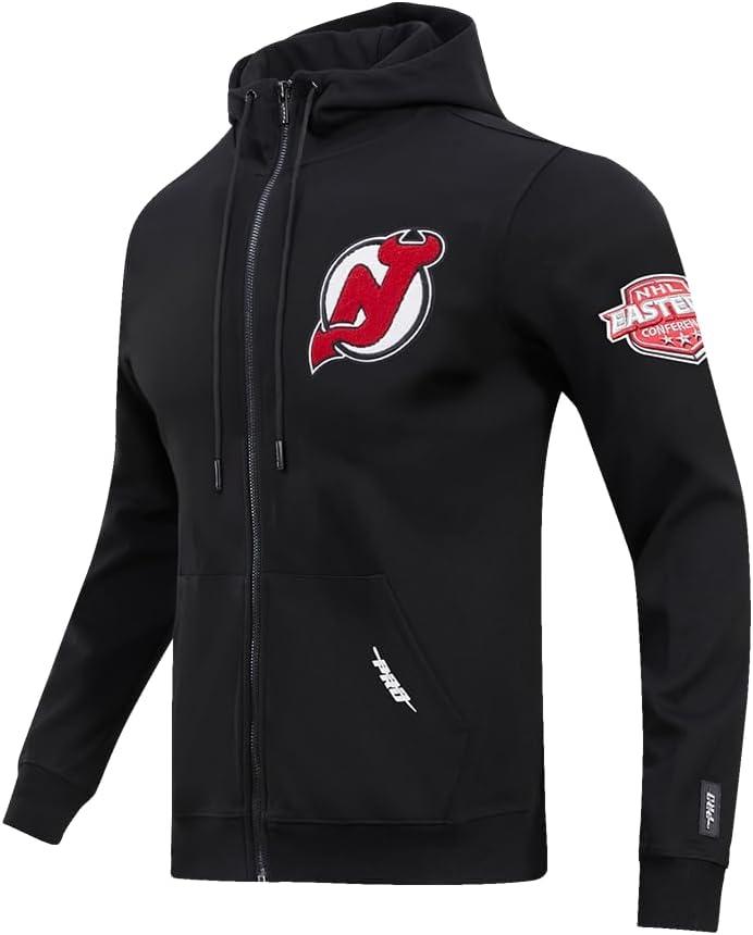 imagePro Standard Mens NHL Classic Chenille Full Zip HoodieBlack