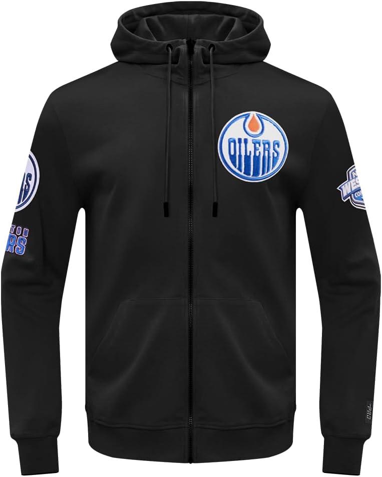 imagePro Standard Mens NHL Classic Chenille Full Zip HoodieBlack