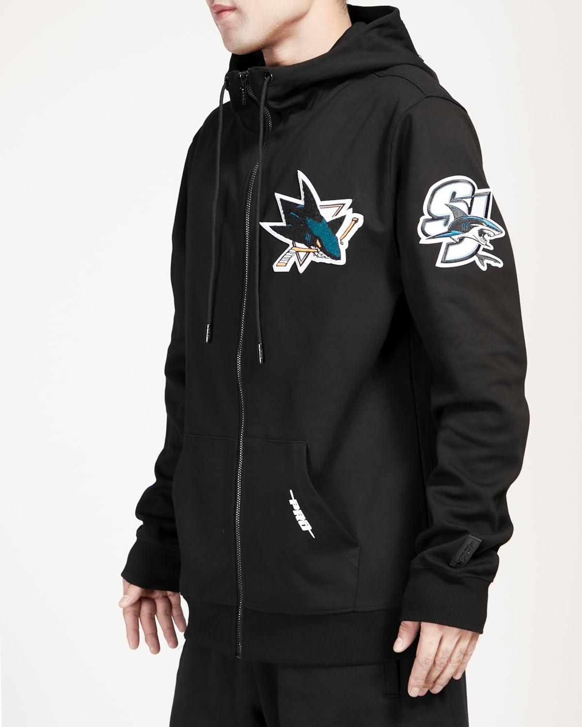 imagePro Standard Mens NHL Classic Chenille Full Zip HoodieBlack