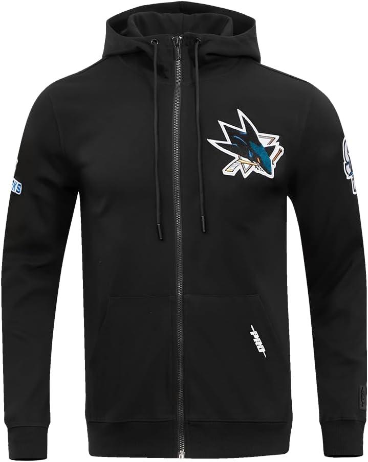 imagePro Standard Mens NHL Classic Chenille Full Zip HoodieBlack