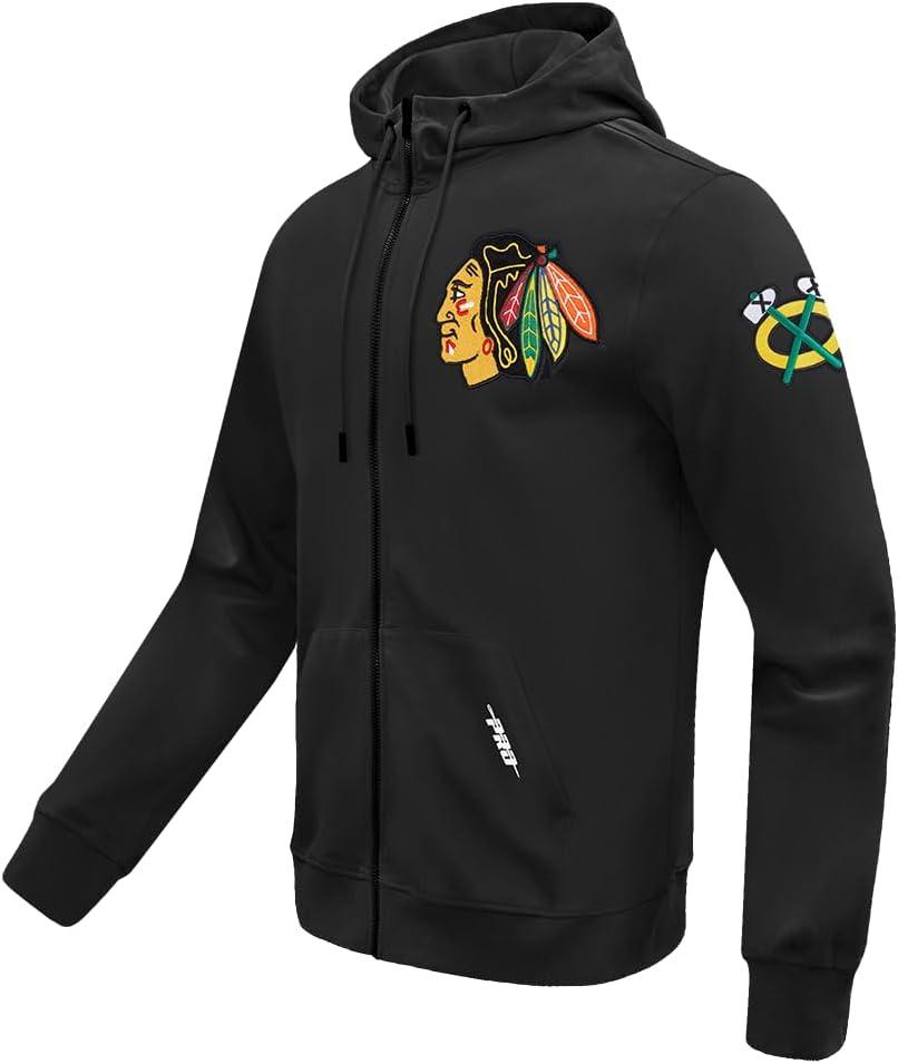 imagePro Standard Mens NHL Classic Chenille Full Zip HoodieBlack