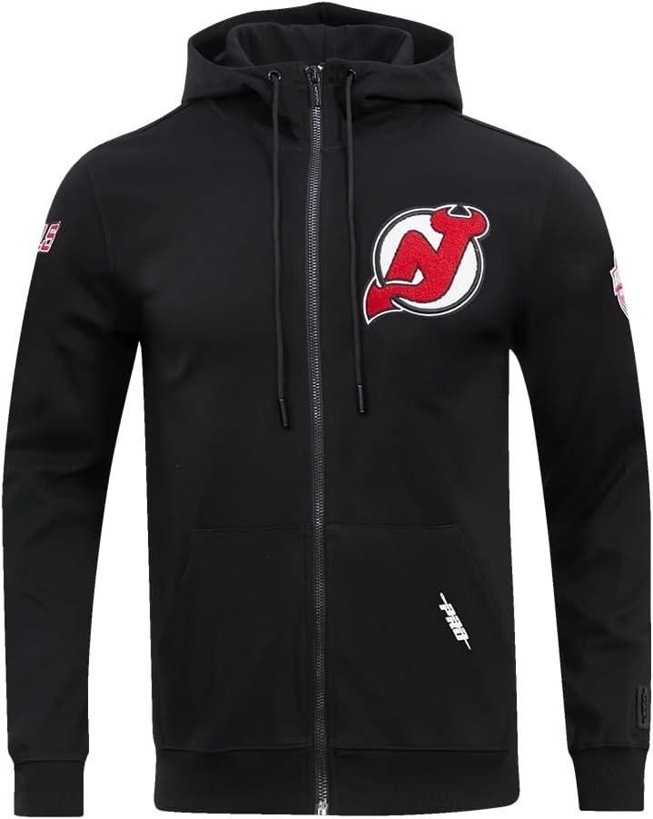 imagePro Standard Mens NHL Classic Chenille Full Zip HoodieBlack