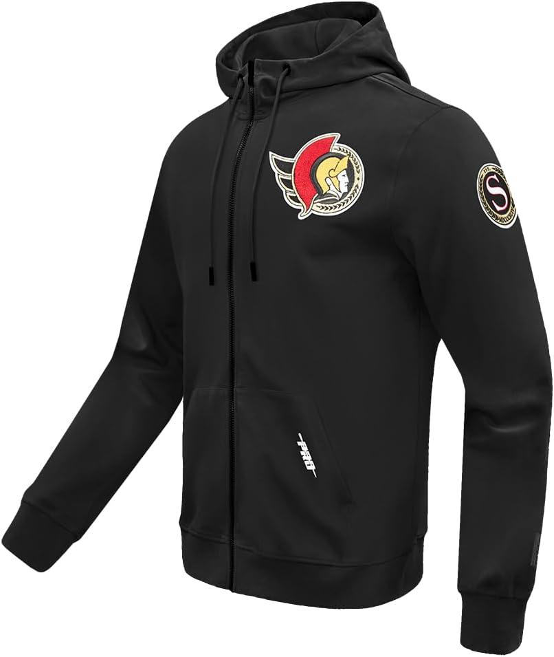 imagePro Standard Mens NHL Classic Chenille Full Zip HoodieBlack
