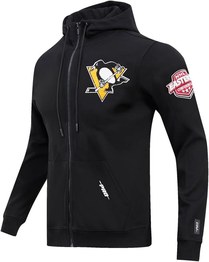 imagePro Standard Mens NHL Classic Chenille Full Zip HoodieBlack