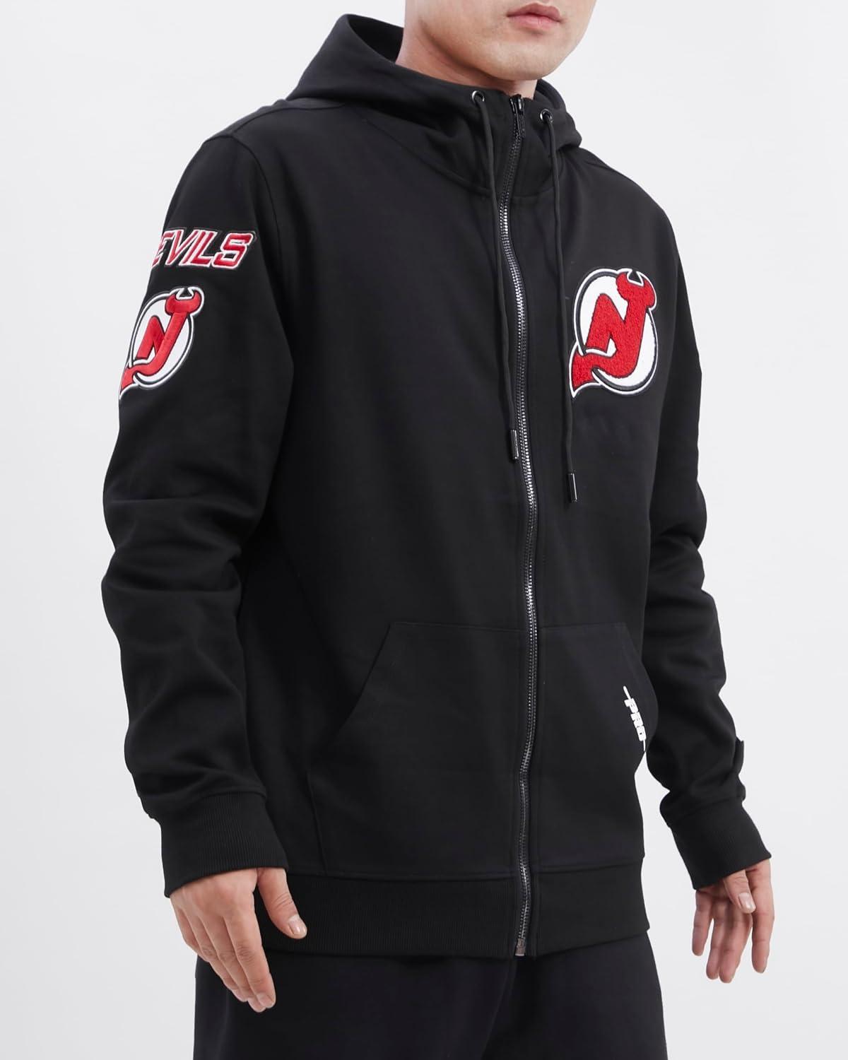 imagePro Standard Mens NHL Classic Chenille Full Zip HoodieBlack
