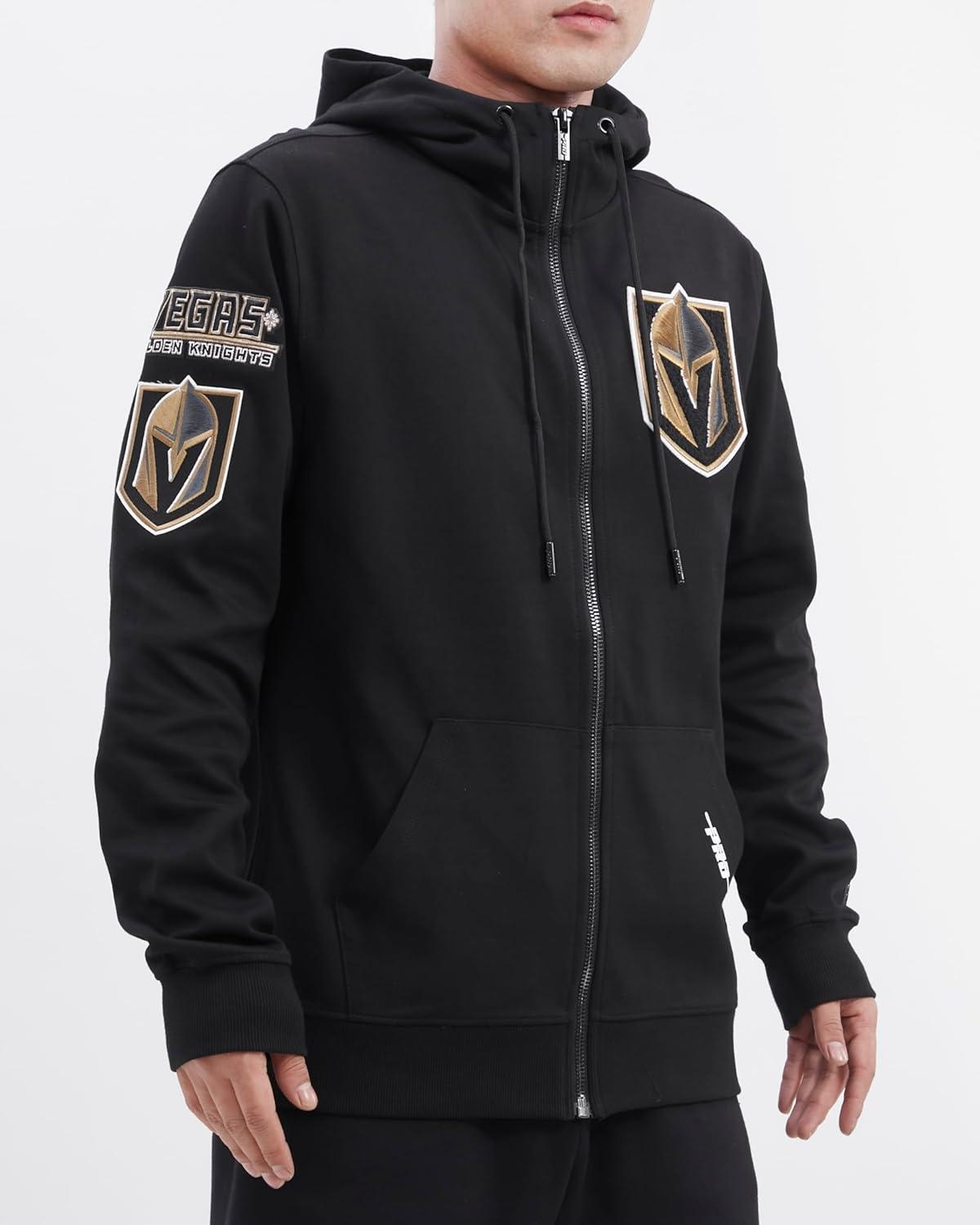 imagePro Standard Mens NHL Classic Chenille Full Zip HoodieBlack