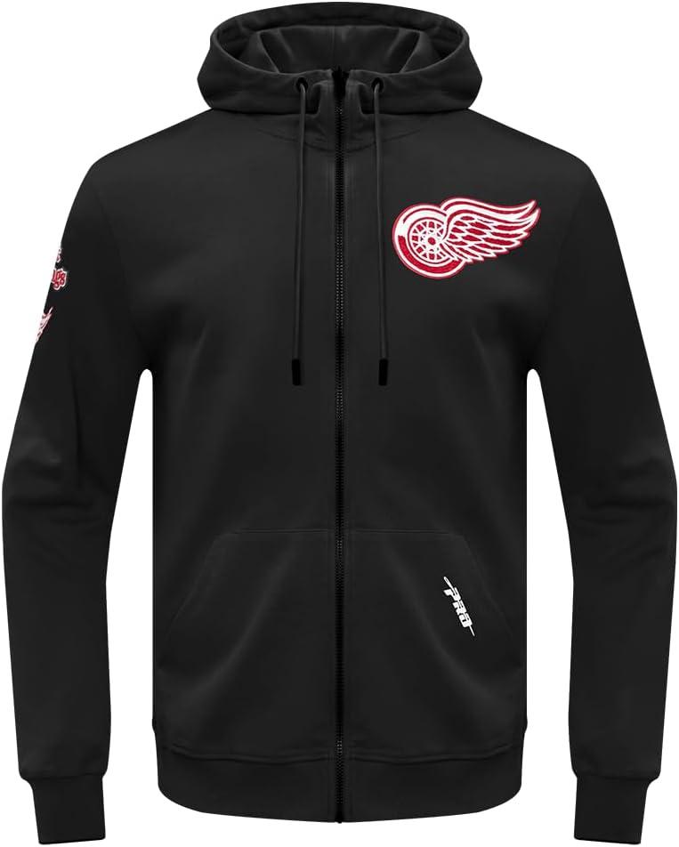imagePro Standard Mens NHL Classic Chenille Full Zip HoodieBlack