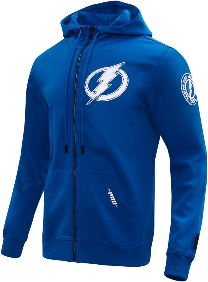 imagePro Standard Mens NHL Classic Chenille Full Zip HoodieDodger Blue