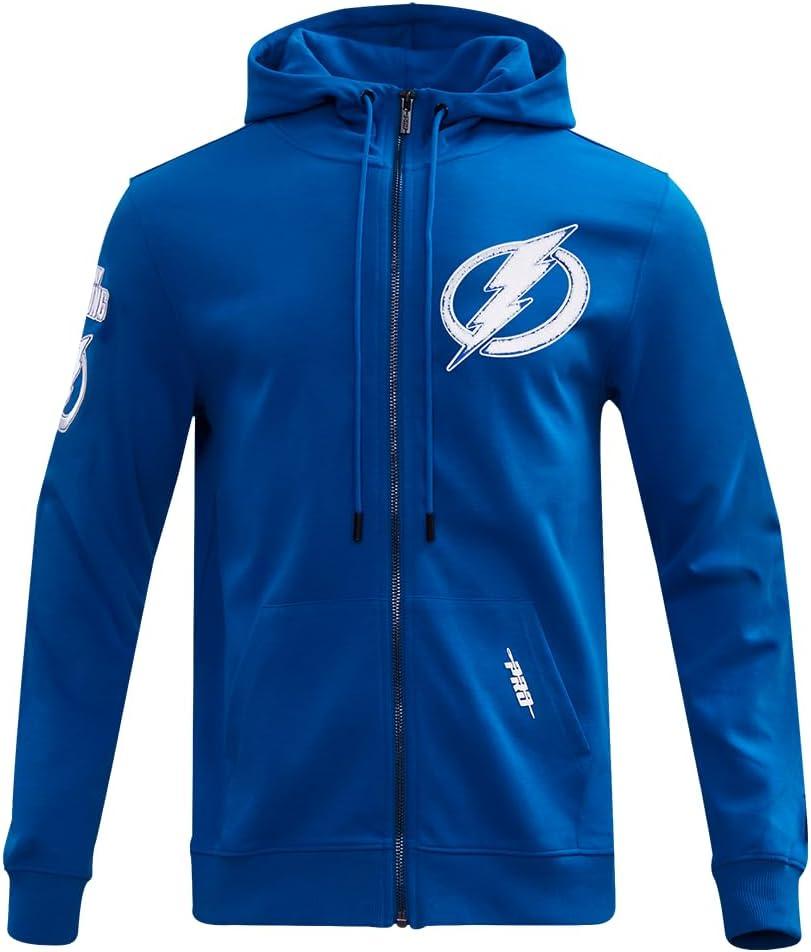 imagePro Standard Mens NHL Classic Chenille Full Zip HoodieDodger Blue
