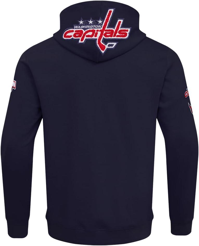imagePro Standard Mens NHL Classic Chenille Full Zip HoodieMidnight Navy