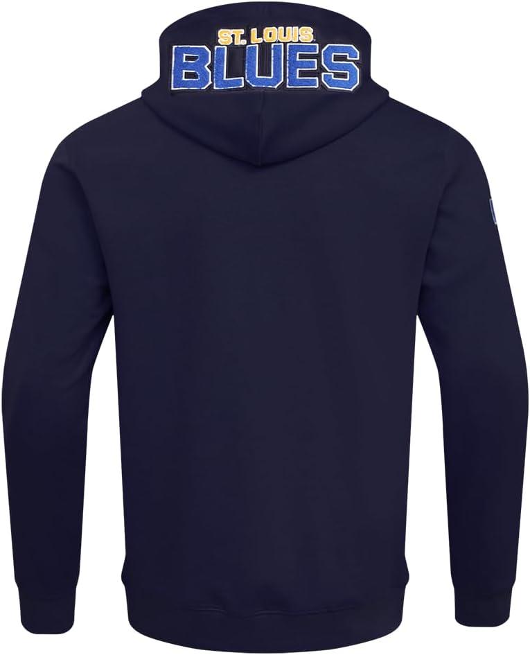 imagePro Standard Mens NHL Classic Chenille Full Zip HoodieMidnight Navy