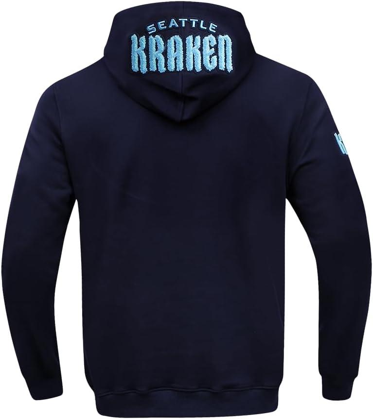 imagePro Standard Mens NHL Classic Chenille Full Zip HoodieMidnight Navy