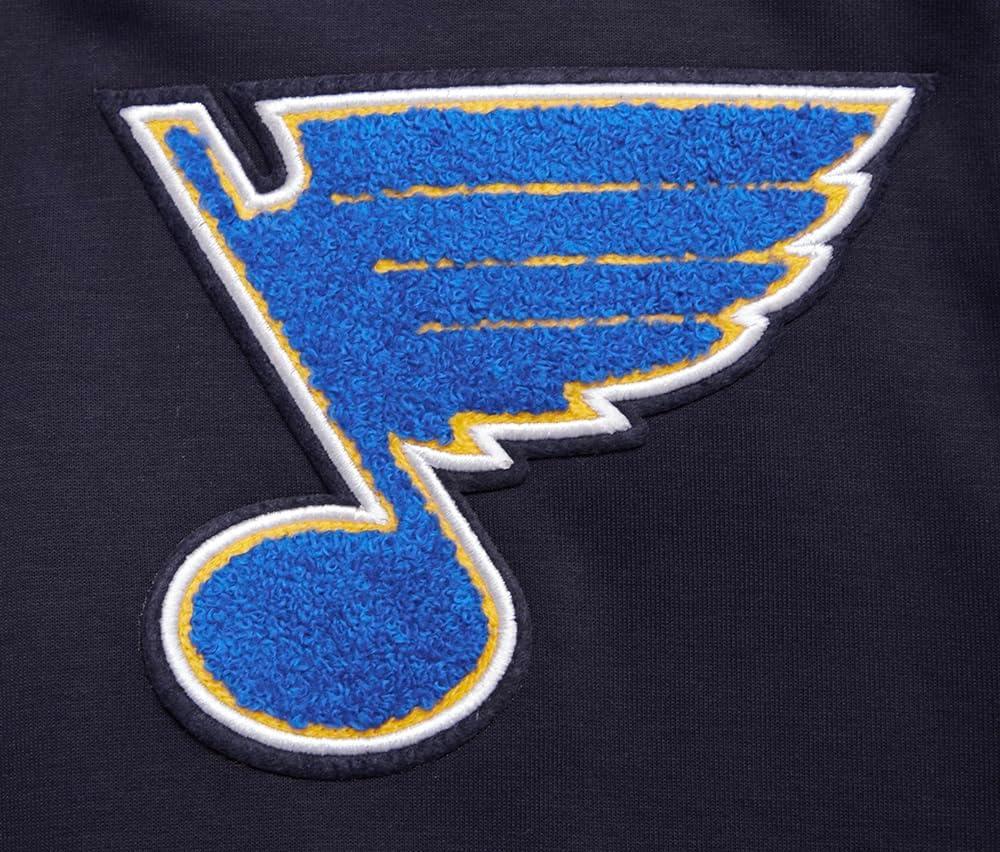 imagePro Standard Mens NHL Classic Chenille Full Zip HoodieMidnight Navy