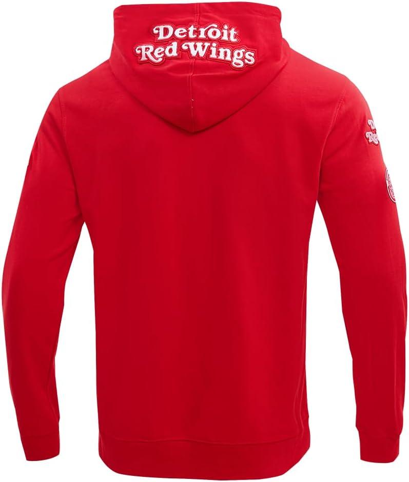 imagePro Standard Mens NHL Classic Chenille Full Zip HoodieRed