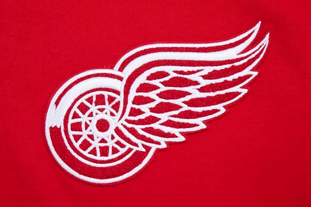 imagePro Standard Mens NHL Classic Chenille Full Zip HoodieRed