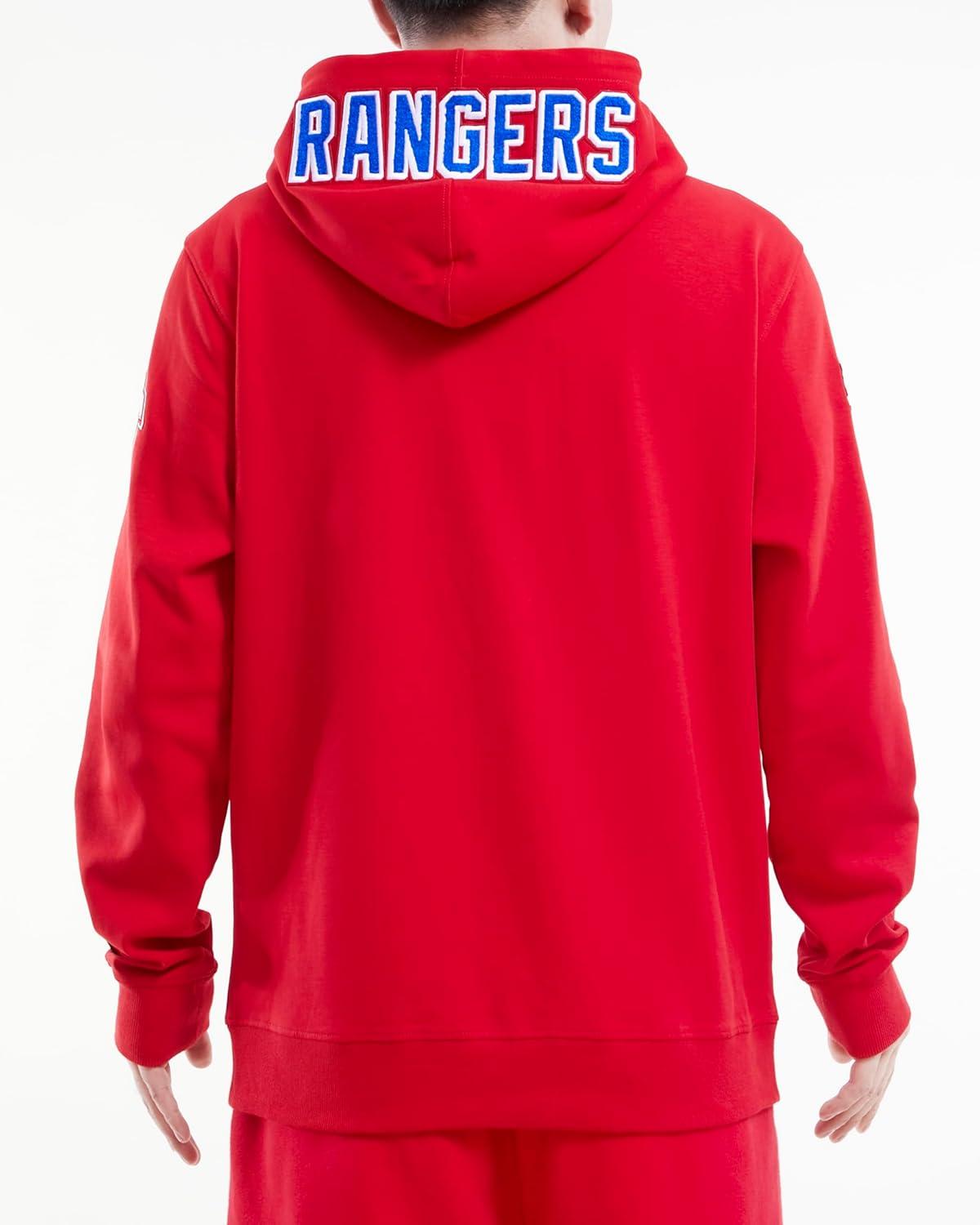 imagePro Standard Mens NHL Classic Chenille Full Zip HoodieRed
