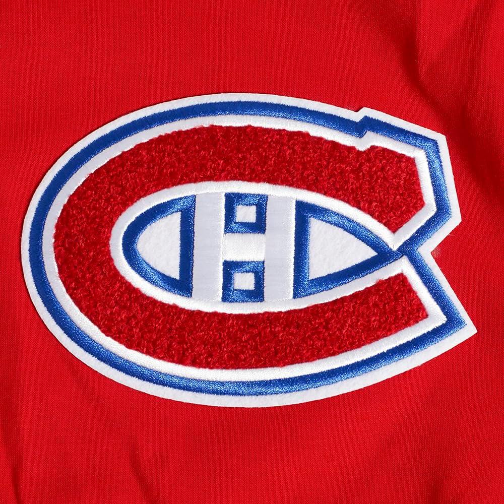 imagePro Standard Mens NHL Classic Chenille Full Zip HoodieRed
