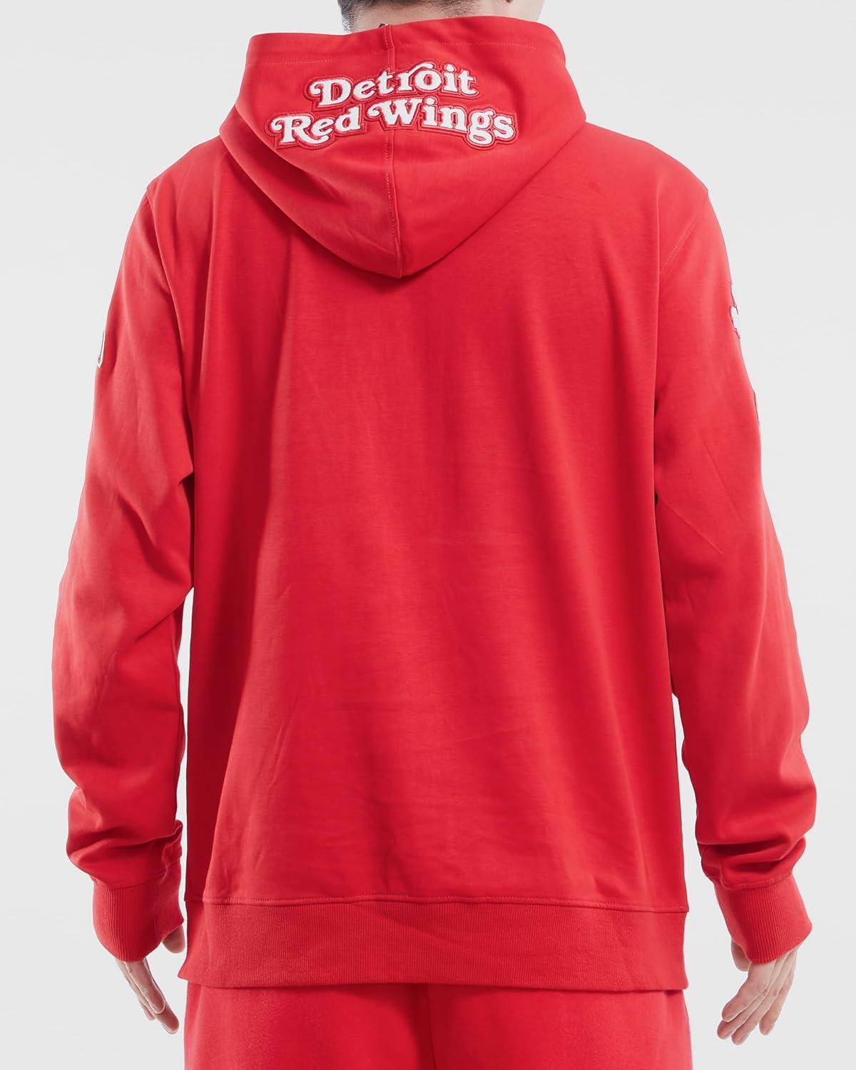 imagePro Standard Mens NHL Classic Chenille Full Zip HoodieRed