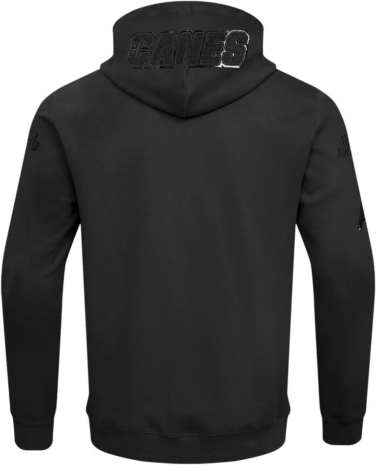 imagePro Standard Mens NHL Classic Chenille Full Zip HoodieTriple Black