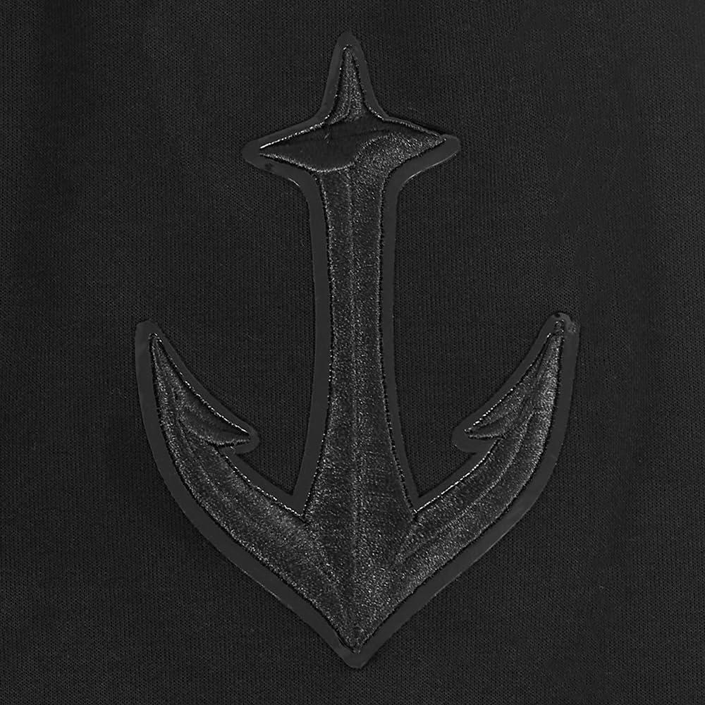 imagePro Standard Mens NHL Classic Chenille Full Zip HoodieTriple Black