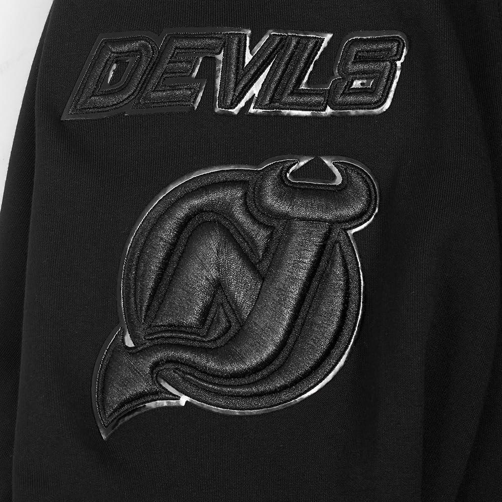 imagePro Standard Mens NHL Classic Chenille Full Zip HoodieTriple Black