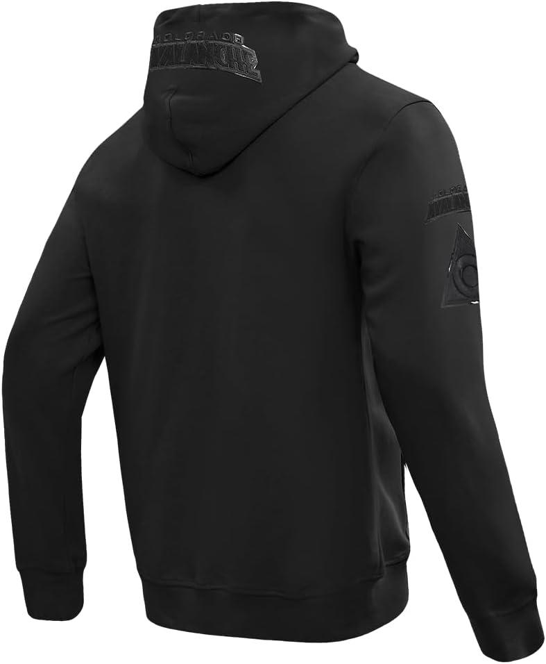 imagePro Standard Mens NHL Classic Chenille Full Zip HoodieTriple Black