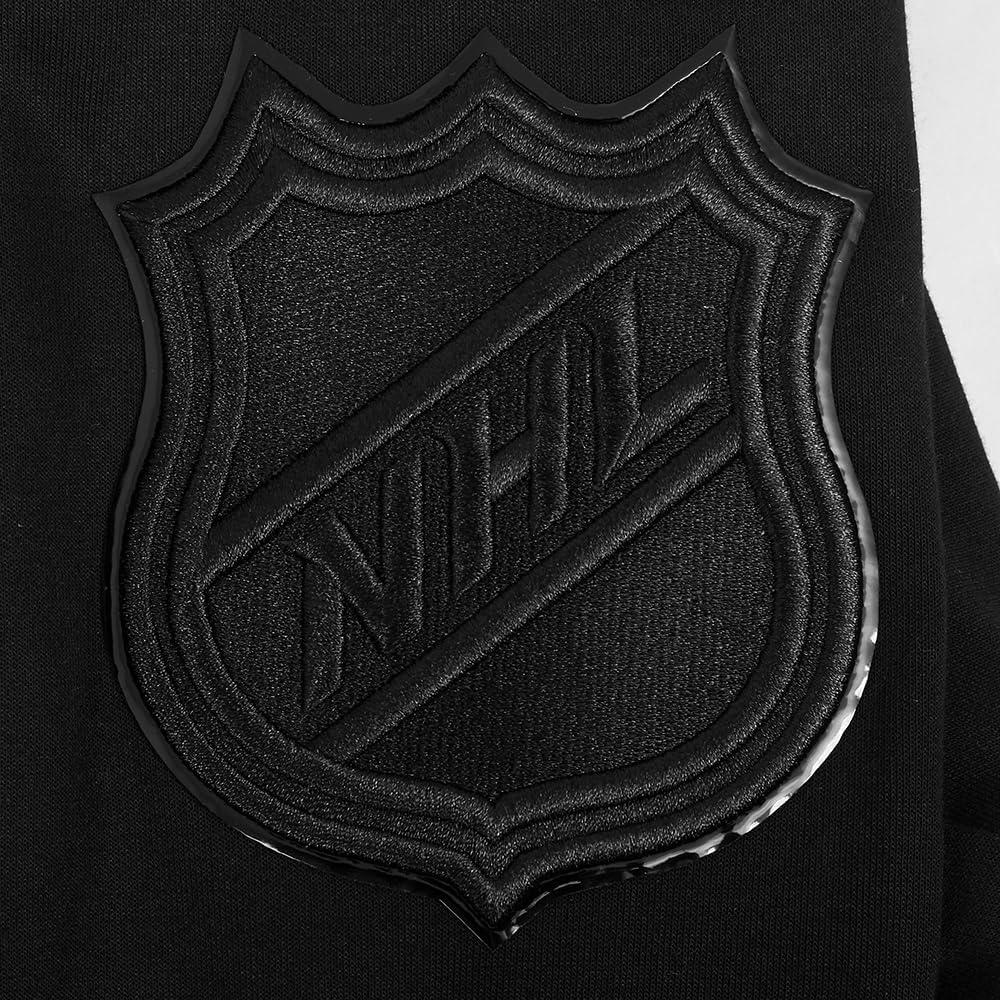 imagePro Standard Mens NHL Classic Chenille Full Zip HoodieTriple Black