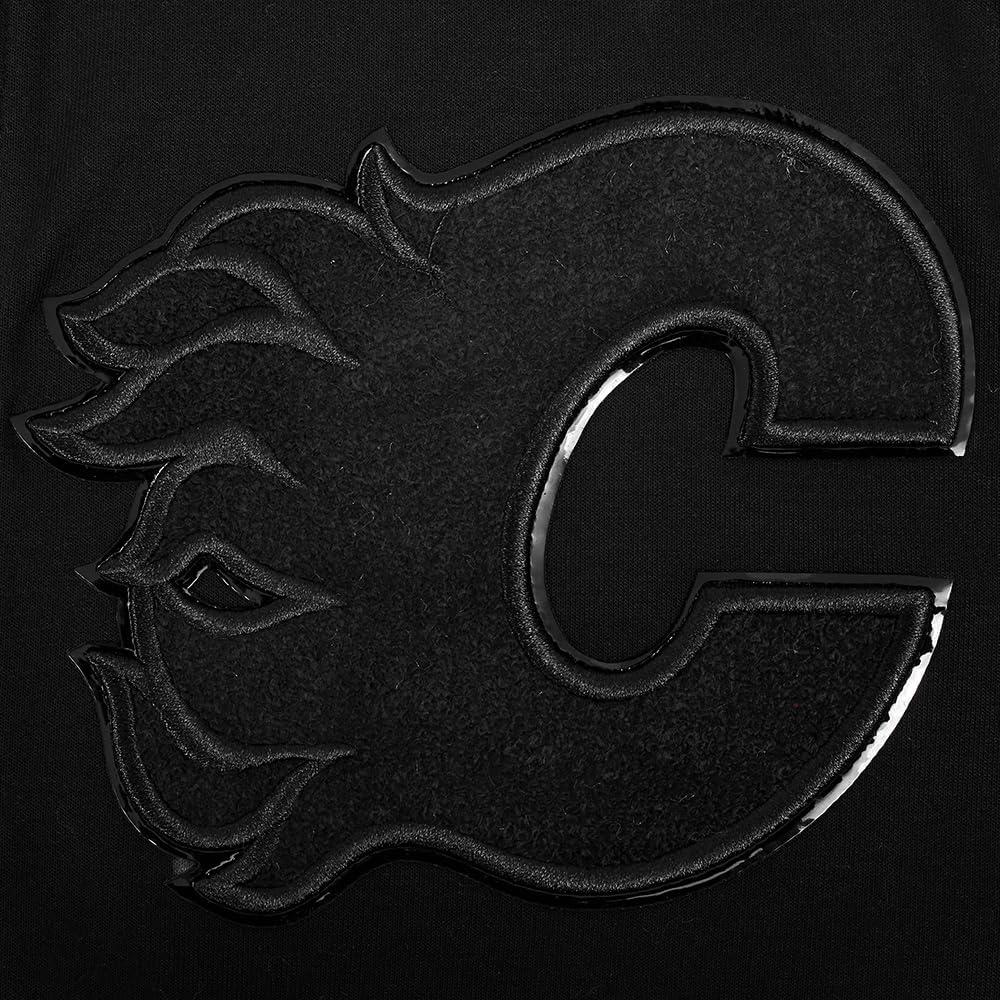 imagePro Standard Mens NHL Classic Chenille Full Zip HoodieTriple Black