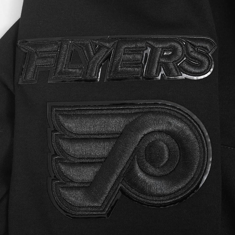 imagePro Standard Mens NHL Classic Chenille Full Zip HoodieTriple Black