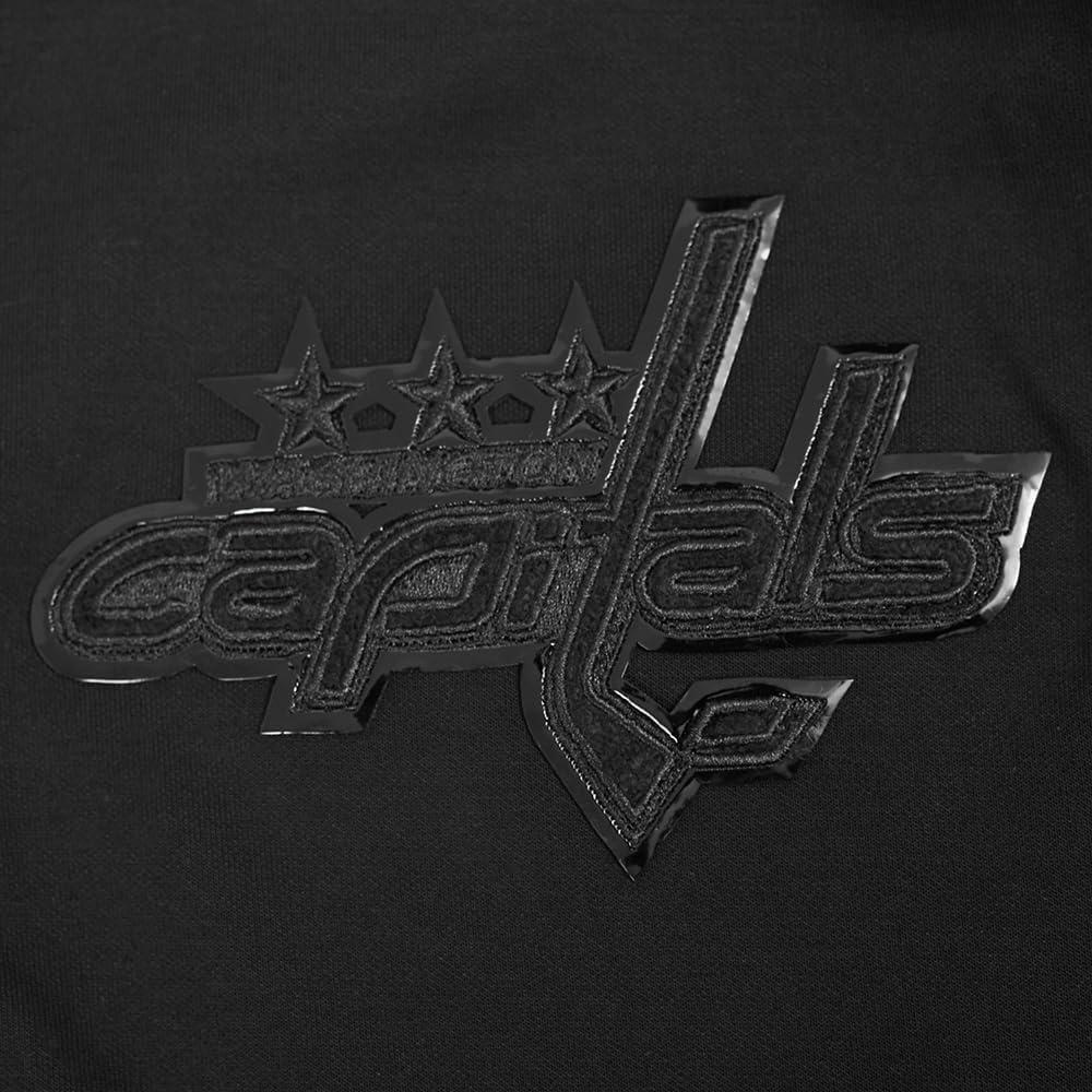 imagePro Standard Mens NHL Classic Chenille Full Zip HoodieTriple Black