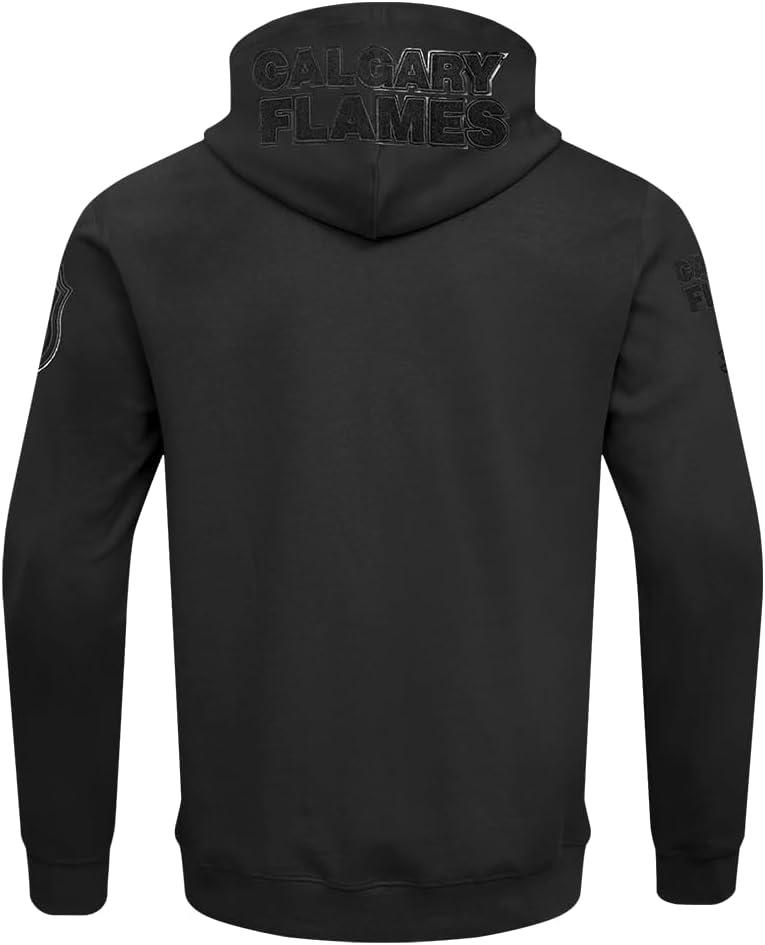 imagePro Standard Mens NHL Classic Chenille Full Zip HoodieTriple Black