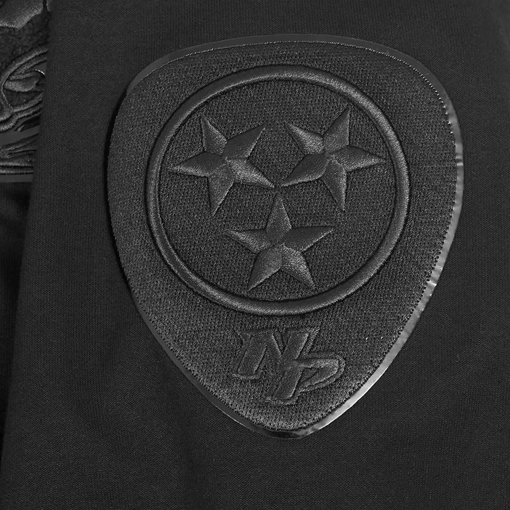imagePro Standard Mens NHL Classic Chenille Full Zip HoodieTriple Black