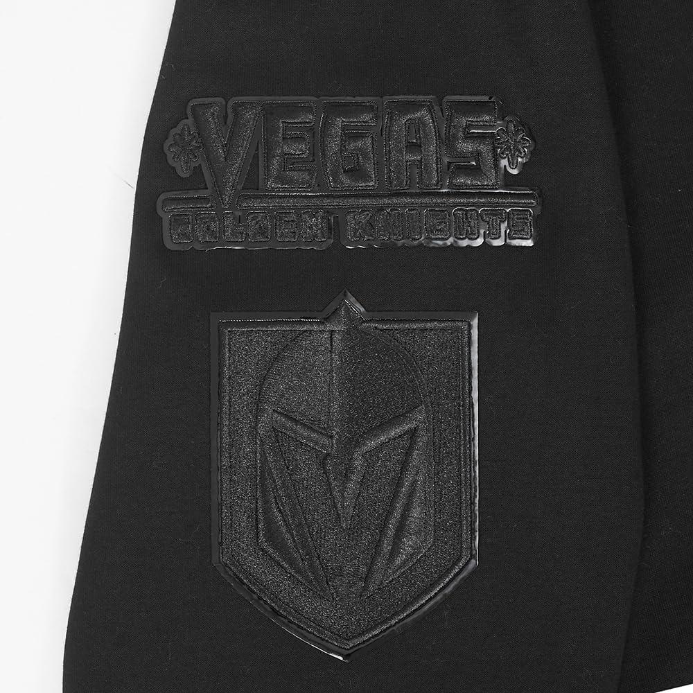 imagePro Standard Mens NHL Classic Chenille Full Zip HoodieTriple Black