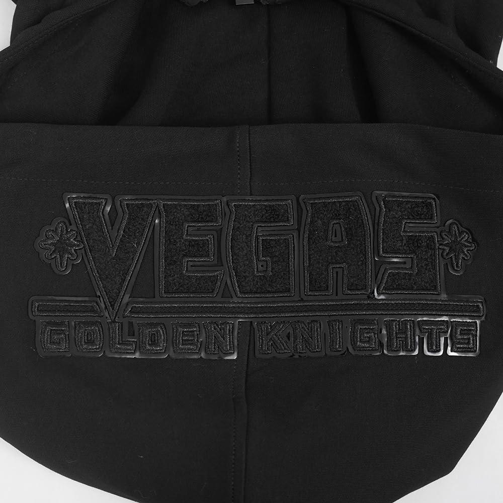 imagePro Standard Mens NHL Classic Chenille Full Zip HoodieTriple Black
