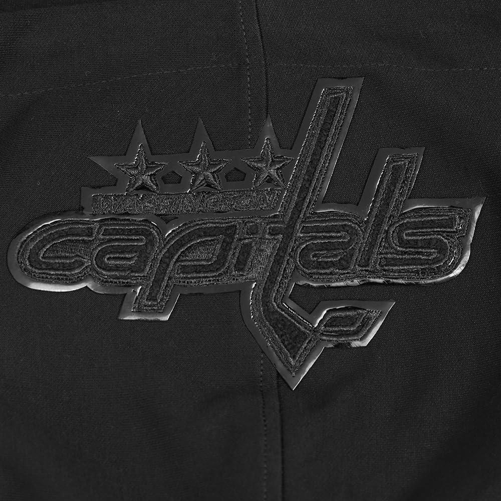 imagePro Standard Mens NHL Classic Chenille Full Zip HoodieTriple Black