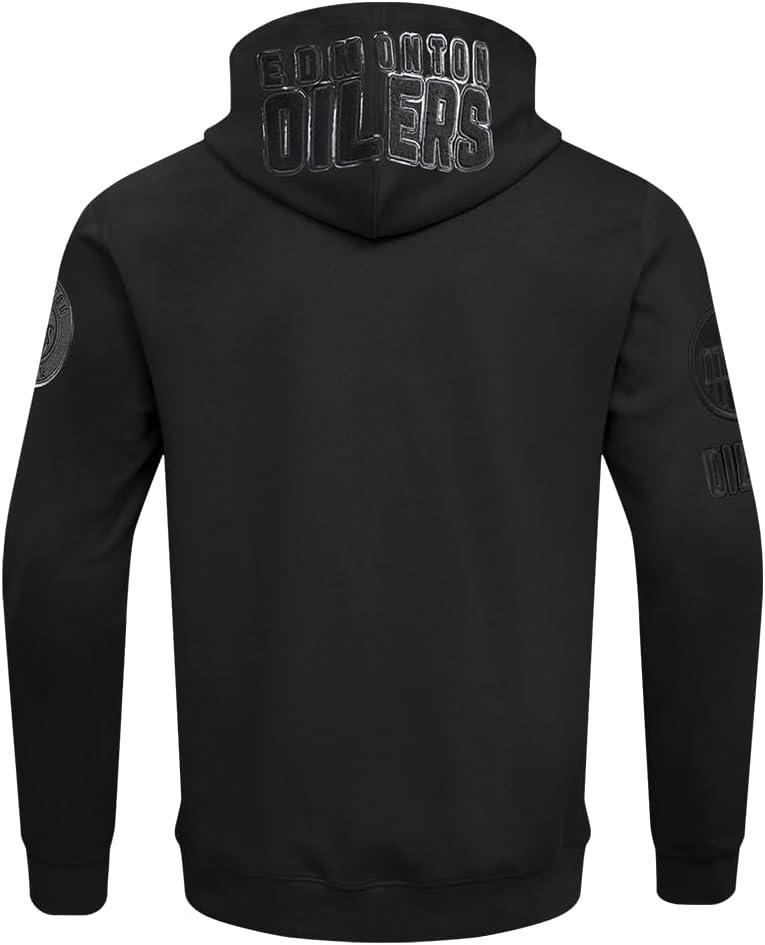 imagePro Standard Mens NHL Classic Chenille Full Zip HoodieTriple Black